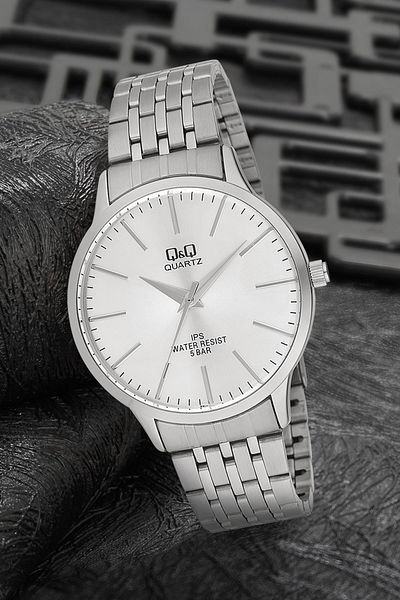 Q&Q Men's Silver Wristwatch 3G2066
