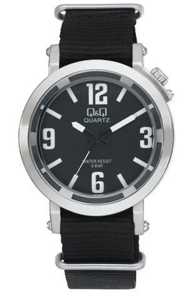 Q&Q Men's Black Wristwatch 3G2813