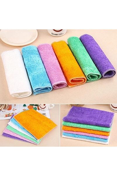 AYLA STAND Bamboo Fiber Kitchen Cloth Set of 10