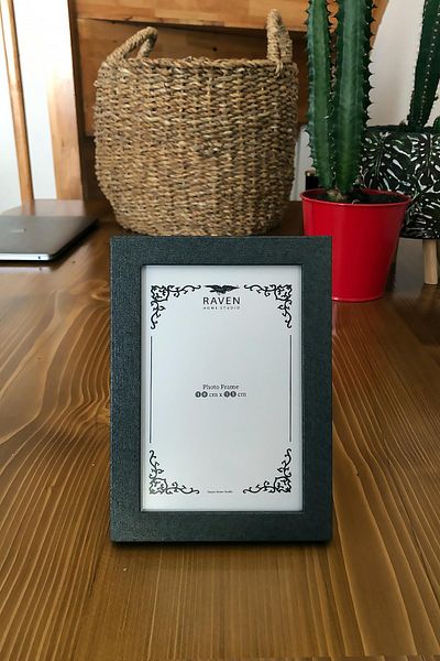 Raven 10cm X 15cm Picture, Photo, Document, Poster, Adjustable Stand Frame V