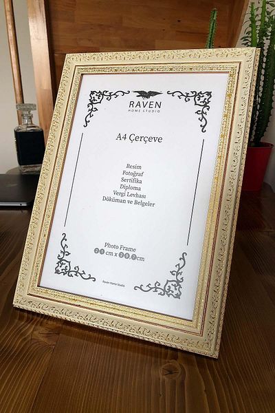 Raven 21cm X 30cm Adjustable Stand Frame for Photos, Documents, Posters, and Certificates