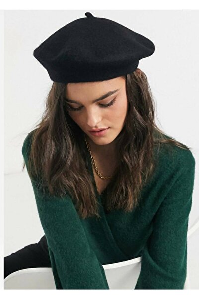 Shopiolog قبعة الرسام الفرنسي باللون الأسود