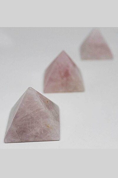 Yasamtohumu Piramida od roze kvarcnog kamena - 60gr