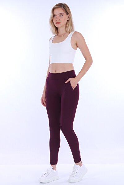 TREND34 بدلة رياضية ضيقة بجيب عالي الخصر للنساء