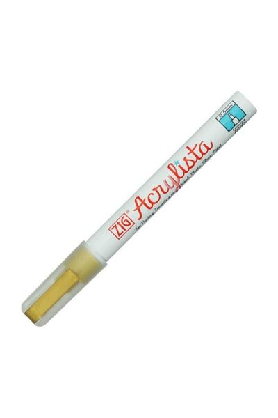 Zig Acrylist Marker Acrylic Painting Pen 0.5 Mm Fine Tip Gold