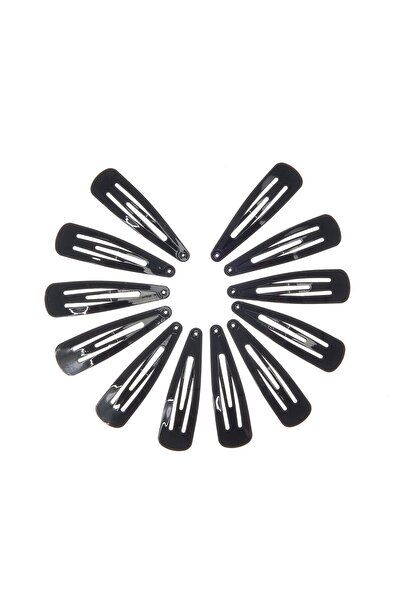 Shopiolog Μαύρο Σετ αγκράφες 12 τεμαχίων