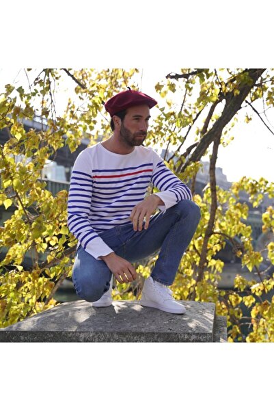 Shopiolog Ανδρικό μπορντό εισαγόμενο γαλλικό μπερέ ζωγραφικής (όχι τσόχα)