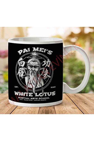 ART HEDİYE كوب Pai Meis White Lotus Kill Bill مطبوع على الجانبين