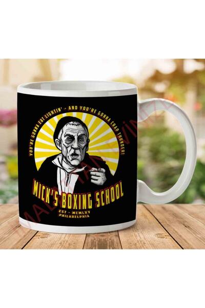 ART HEDİYE كوب ميكس بوكسينغ سكول روكي مطبوع على الجانبين