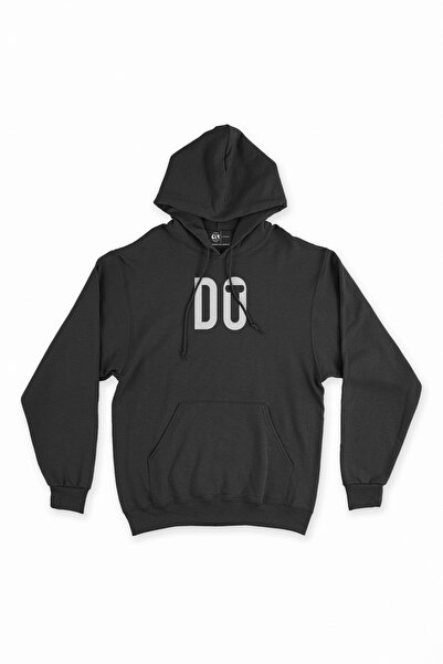 Generic Brand Do It Black Hooded Sweatshirt Hoodie