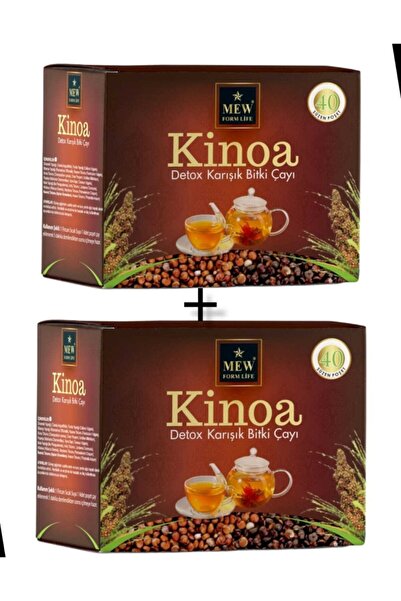 MEW KİNOA ÇAY Bitkisel Detox Form Çay 2li Set