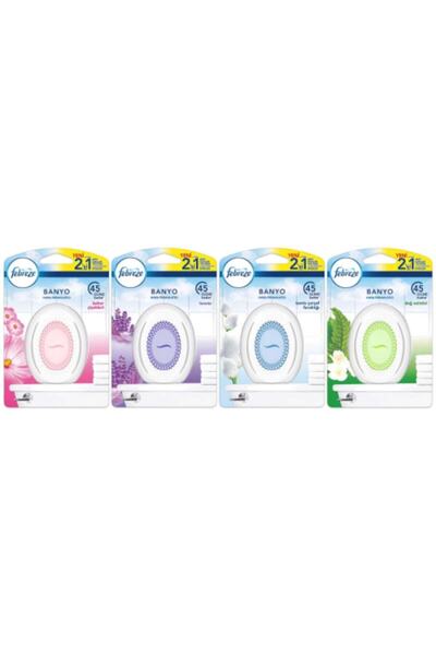 Febreze Hava Ferahlatıcı Banyo Oda Kokusu 4lü Set