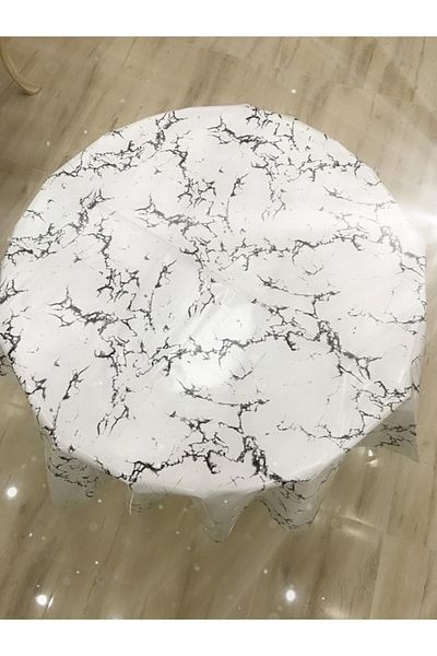 yukselhalimefrusat Oilcloth Tablecloth Round 140 Cm