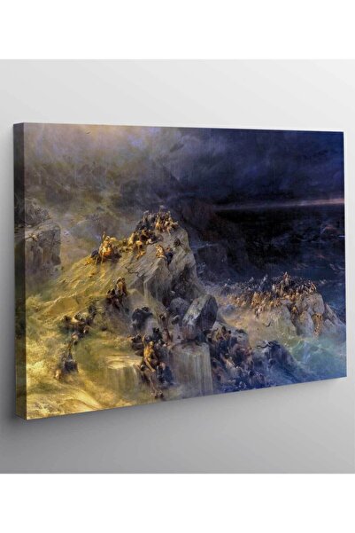 StellaStore Ivan Ayvazovski Nuh Tufanı Kanvas Tablo