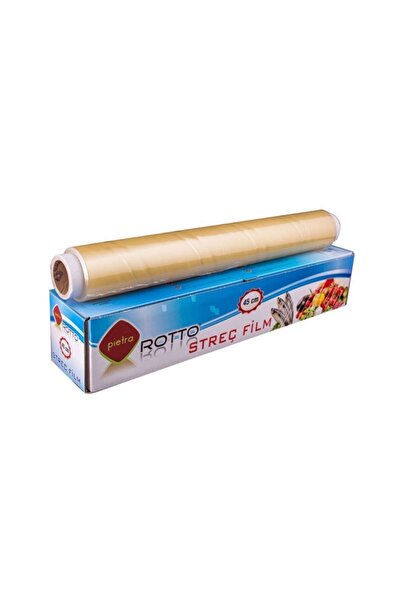 Broken Stone غشاء بلاستيكي قابل للتمدد معبأ 45 سم × 150 م.ط 8 ميكروفون (20 قطعة)