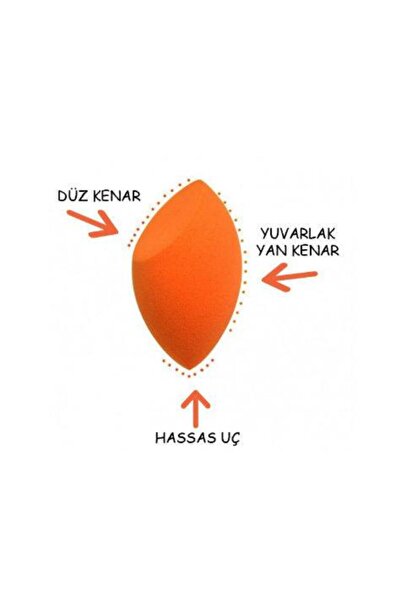 İndiriminVar Makyaj Süngeri Yumurta Şeklinde Pratik Makyaj Süngeri Özel Tasarım