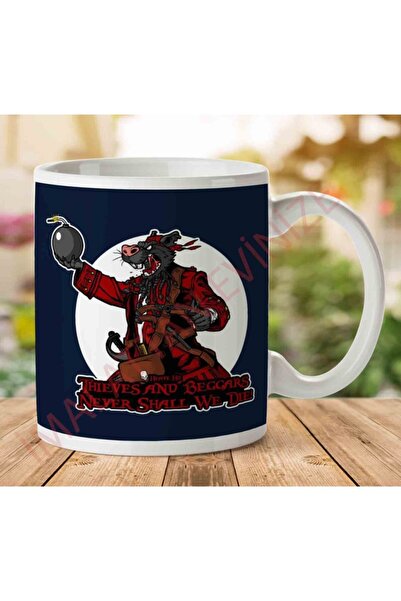 ART HEDİYE Rata Pirata Rat Pirate Two Sided Printed Mug