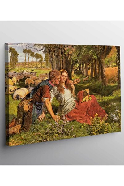 StellaStore William Holman Hunt The Hireling Shepherd Kanvas Tablo