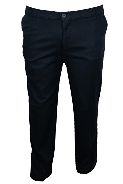 Surco Plus Size Lycra Gabardine Trousers Black