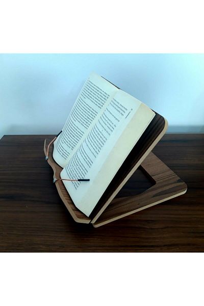SLM STORE Ξύλινη βάση ανάγνωσης βιβλίων - θήκη tablet - θήκη τηλεφώνου