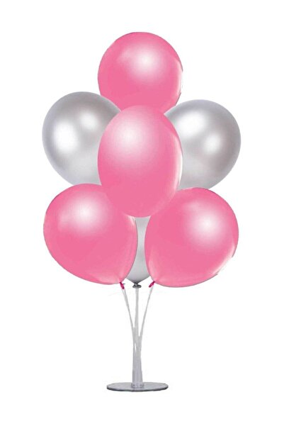 BEST PARTİ DOĞUM GÜNÜ PARTİ SÜSLERİ حامل بالونات ومجموعة من 7 بالونات باللون ...