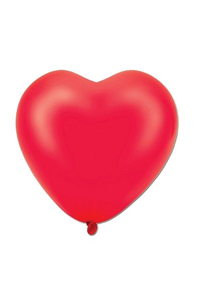 BEST PARTİ DOĞUM GÜNÜ PARTİ SÜSLERİ Heart Shaped Red Pastel Balloon 100 Pieces
