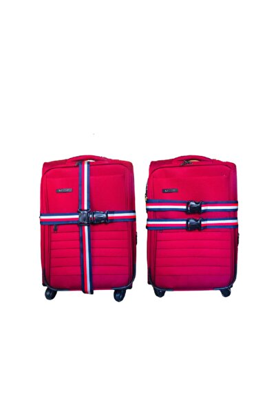 SAR 2 Adet Renkli Valiz Bavul Emniyet Kemeri