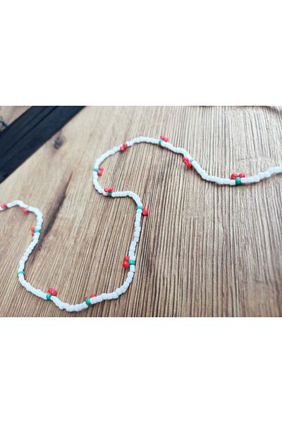 Bukosh Bead Detailed Cherry Mask Strap