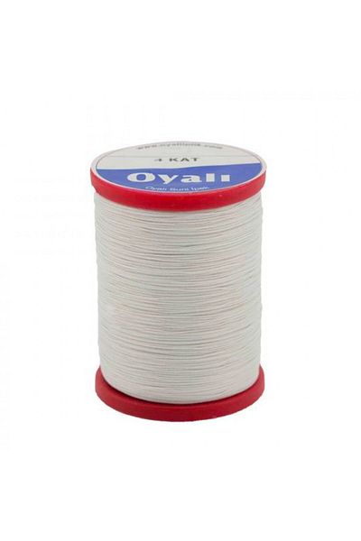 ATMACA TUHAFİYE Embroidered 4 Layers Artificial Silk Needle Embroidery Rope-Embroidery Rope Color No: 753 Light Gray