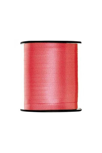 demontecraft Red Coil Raffia, Pastel Red Raffia Balloon String 8mm, 200m