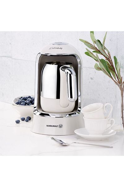 KORKMAZ Kahvekolik Automatic Coffee Machine Vanilla