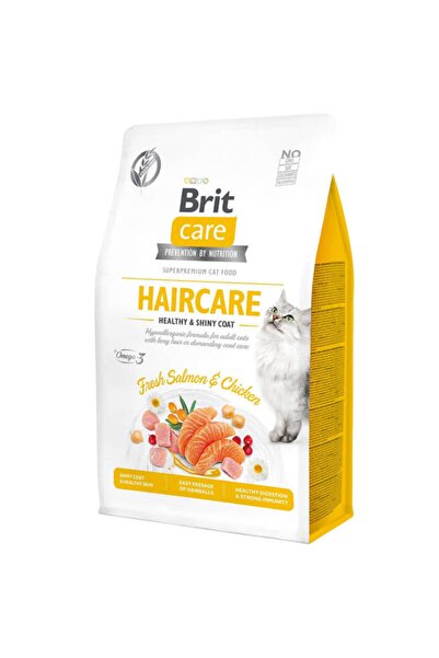 Brit Care Care Haircare Somon Ve Tavuk Deri Ve Tüy Sağlığı Tahılsız Kedi Mama...
