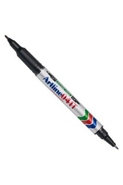 artline 041T Twin Marker İki Uçlu Permanent Markör Uçlar:0,4-1,0mm Siyah