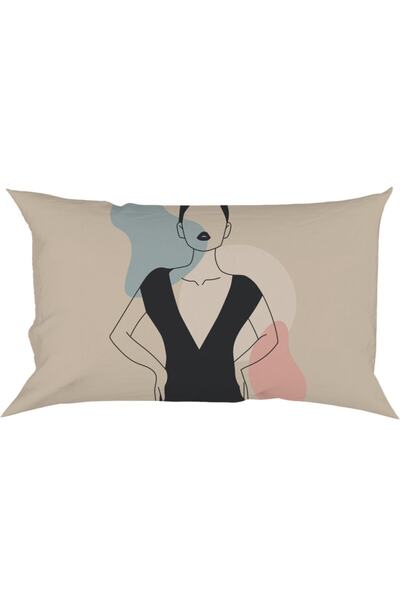 LadiesHome تصميم مخصص 50x30 مستطيل مزدوج الجوانب مطبوع وسادة رمي غطاء وسادة