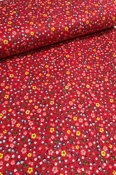 PRUSA PERDE Floral Poplin Fabric
