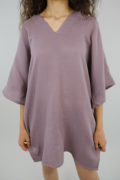 Botex Unisex Surf Poncho - Μουσελίνα διπλής στρώσης, λιλά