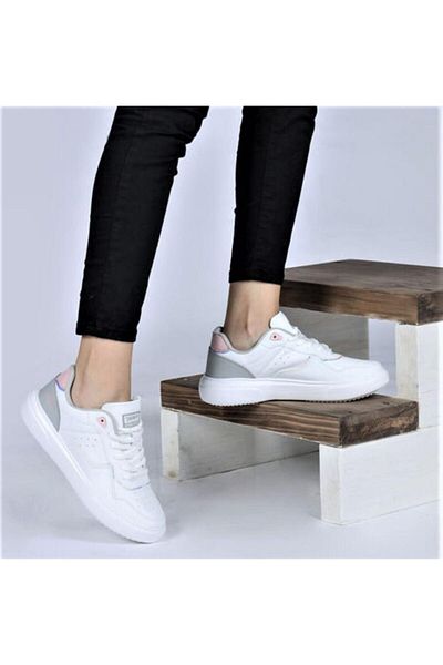 Jump Alb - 26821 Pantofi sport casual pentru femei