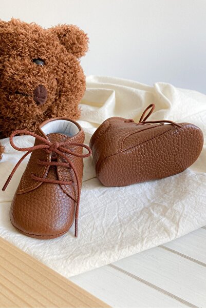 Li Puna - 100% Leather Baby First Step Boots - Tan