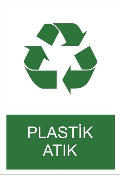 Emek Plastic Waste Warning Sign 25X35 Cm(Dekota)