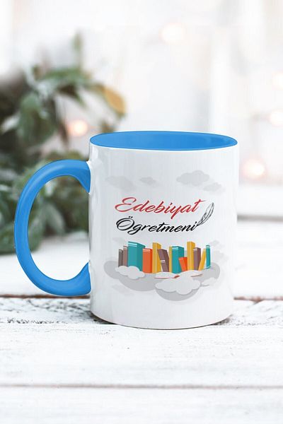 Yaprak Hediyelik كوب بتصميم معلم الأدب