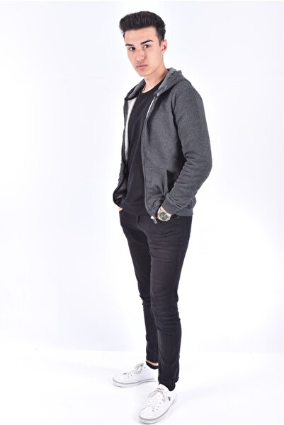 FBI 5462 Zippered Sweat/smoked/xxl