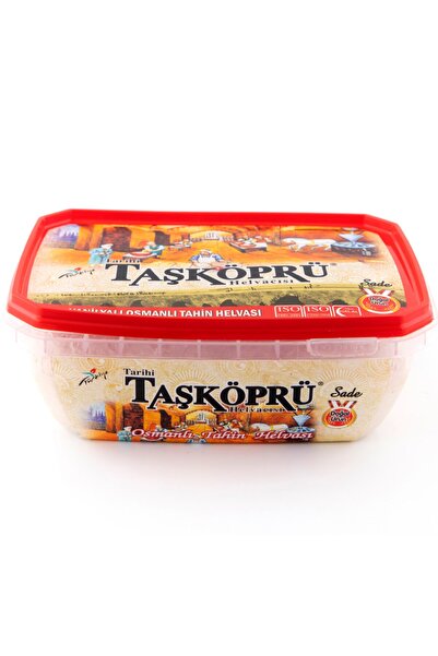 TARİHİ TAŞ KÖPRÜ HELVACISI 350 gr. Pet Kase Sade Helva