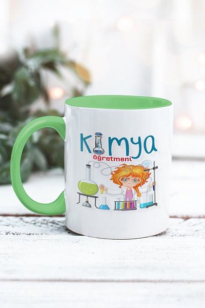 Yaprak Hediyelik كوب بتصميم معلم الكيمياء