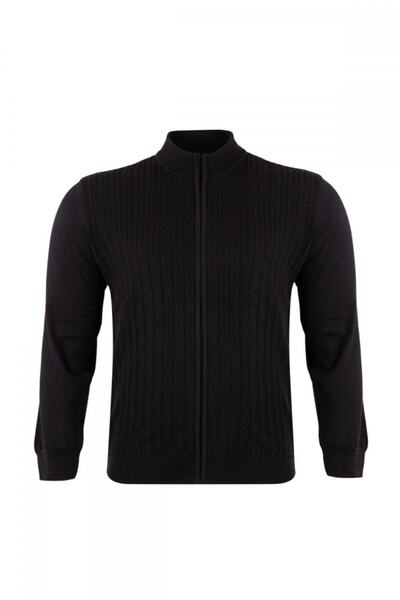 Tony Montana Великий розмір трикотажний кардиган на блискавці