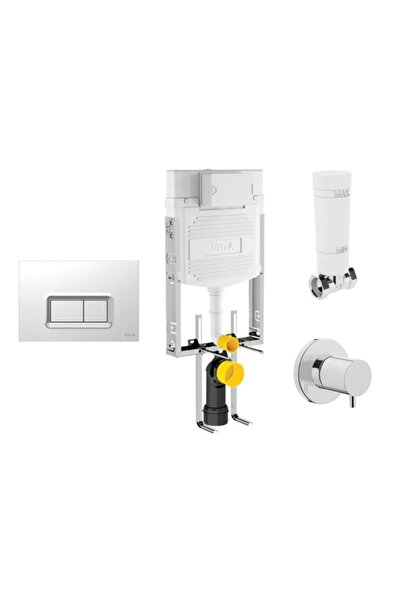 VitrA S50 Rimex Kanalsız Asma Klozet Kapak Gömme Rezervuar 700-1909