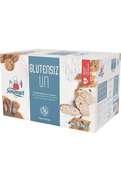 Sinangil Glutensiz Un 5kg (5000gr) Kutu Çölyak Diyetine Uygun (2 Li Set)