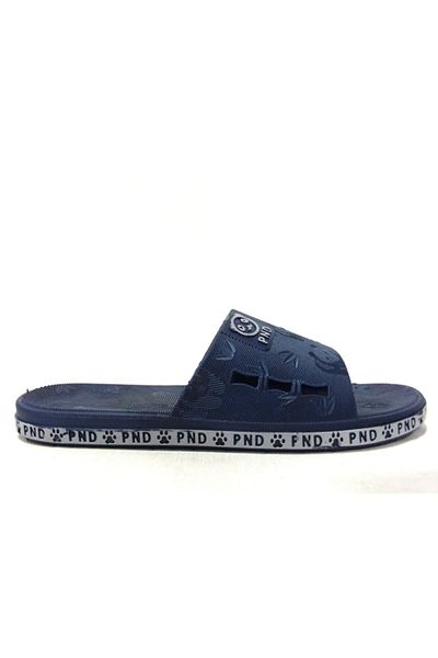 GEZER Navy Blue Non-Slip Sole Men's Slippers