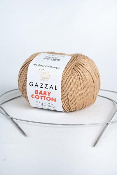 Gazzal Fire de bumbac pentru amigurumi, pentru tricotat manual, 50 gr (3424)