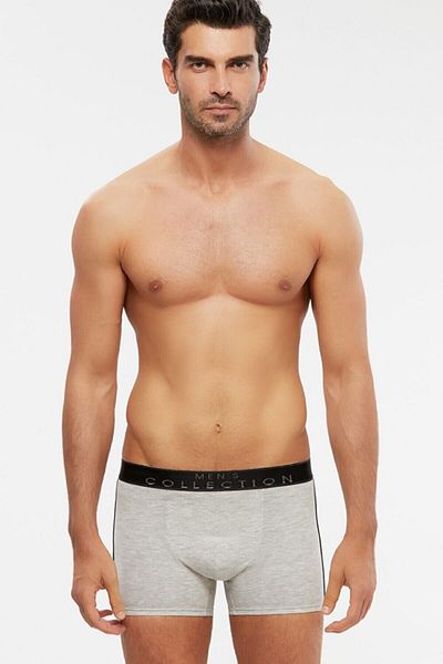 Kom Axel Contrast Piping Ανδρικό Boxer Λευκό