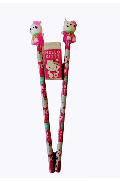 Hello Kitty Pencil Eraser Set with Title